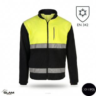 Bluza ochronna polarowa odblask DUO(żółto czarna)produkt Gondpol