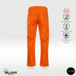 Spodnie ochronne trudnopalne antystatyczne pasek ORION(pomarańczowe certyfikat)-produkt Gondpol - 2