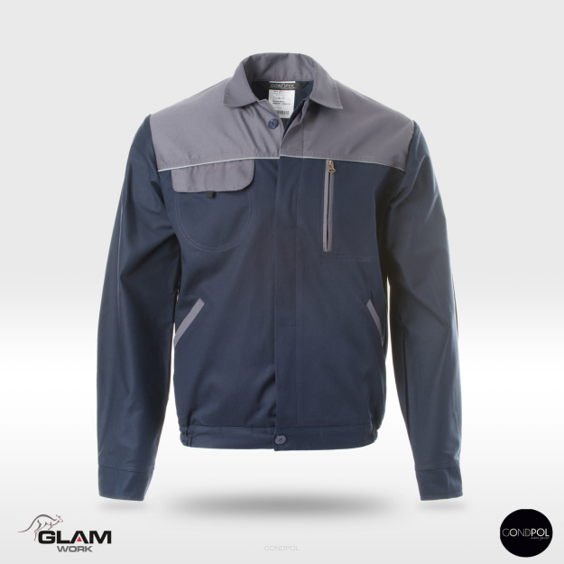 Bluza ochronna ORION(granat-popiel)-produkt Gondpol