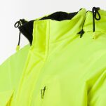 Kurtka ochronna ocieplana polarem odblaskowa żółto-czarna winter-produkt Gondpol - 4