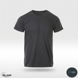T-SHIRT bawełniany ciemny grafit