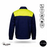 Bluza ochronna multifunkcyjna ORION (granatowo-żółta certyfikat)-produkt Gondpol - 2