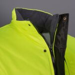 Bezrękawnik ochronny ocieplany polarem odblaskowy KORMORAN(żółto-czarny)produkt Gondpol - 3