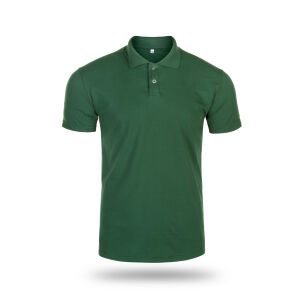 Koszulka polo zielona 100 % bawełna