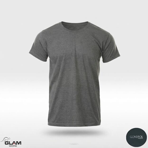 T-SHIRT bawełniany grafit