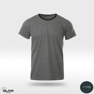 T-shirt ciemno szary 100% bawełna