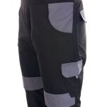 Spodnie robocze ogrodniczki czarne Orion Premium - 3
