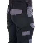 Spodnie robocze ogrodniczki czarne Orion Premium - 4