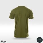 T-SHIRT bawełniany oliwkowy - 2