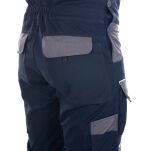 Spodnie ochronne ogrodniczki ORION(granatowo-popiel)produkt Gondpol - 4