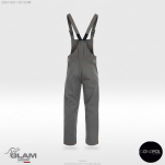 Spodnie ochronne wzmacniane skórą spawacz-produkt Gondpol - 2