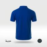Koszulka  polo bawełniana niebiesko-czarna - 2