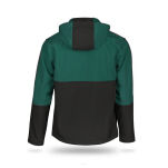 Kurtka softshell czarno-zielona - 2