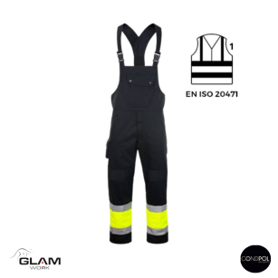 Spodnie ochronne odblaskowe GRYF(czarno-żółte)-produkt Gondpol