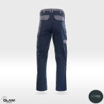 Spodnie ochronne pasek ORION(granatowo-popiel)produkt Gondpol - 2