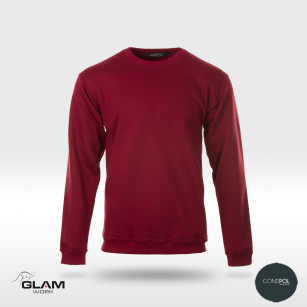 Bluza ochronna dzianinowa bawełniana(bordowa)-produkt Gondpol
