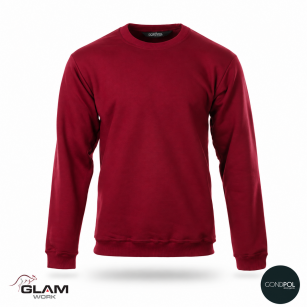 Bluza dzianinowa bordowa