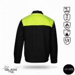 Bluza ochronna orion multifunkcyjna czarno-żółta (certyfikat)-produkt Gondpol - 2
