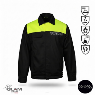 Bluza ochronna orion multifunkcyjna czarno-żółta (certyfikat)-produkt Gondpol