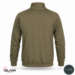 Bluza dzianinowa PREMIUM oliwka - 2