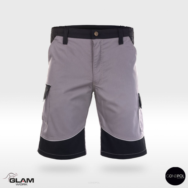 Spodenki ochronne krótkie ORION(popiel-czarne)produkt Gondpol