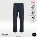 Ubranie ochronne trudnopalne antystatyczne ORION z certyfikatem (spodnie na pasku lub ogrodniczki)-produkt Gondpol - 2