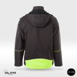 Kurtka ochronna membranowa ocieplana polarem MERKURY(czarno żółty)-produkt Gondpol - 3