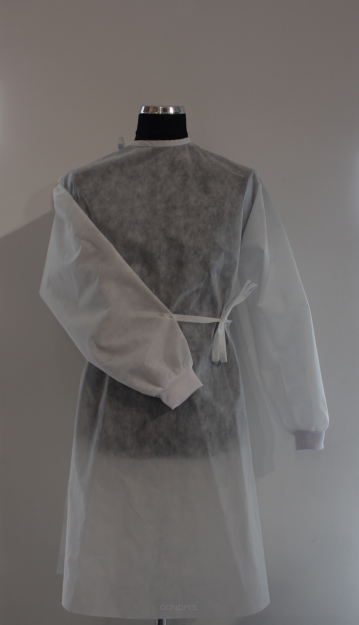 Fartuch ochronny jednorazowy wiązany - 60 g