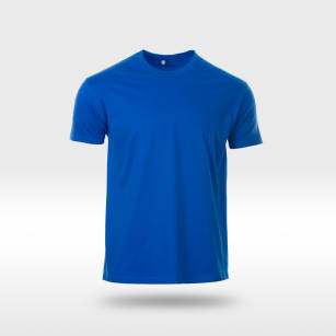 T-shirt niebieski 100% bawełna