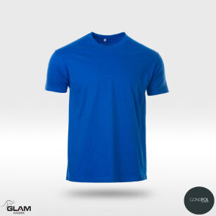 T-shirt niebieski 100% bawełna