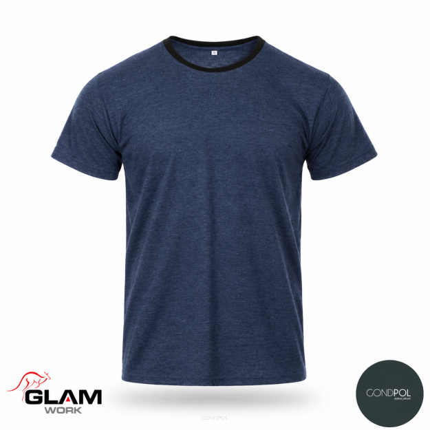 T-SHIRT bawełniany jeans