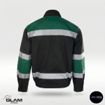 Bluza ochronna z odblaskiem GRYF(czarno-zielone)-produkt Gondpol - 2