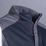 Bezrękawnik ochronny ocieplany polarem Pelikan(czarno-popiel)produkt Gondpol - 3