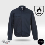 Ubranie ochronne trudnopalne wzmacniane bluza,ogrodniczki lub pasek(granat)produkt Gondpol - 3