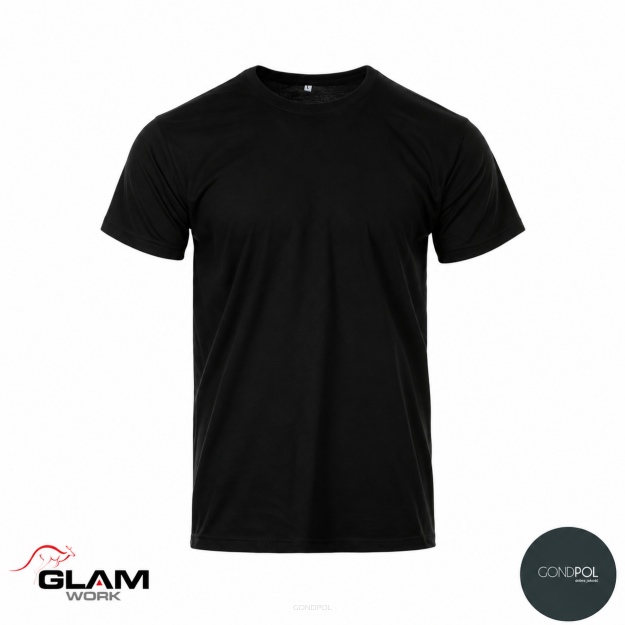 T-SHIRT bawełniany czarny