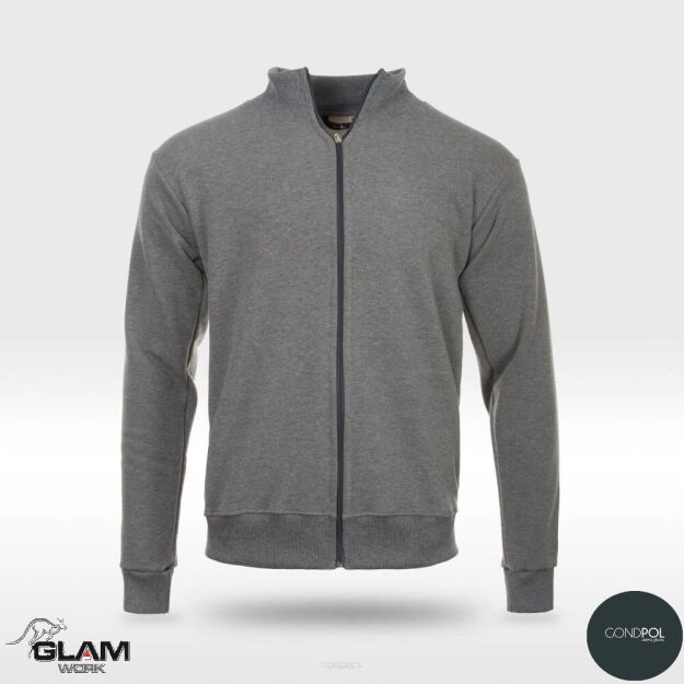 Bluza dzianinowa szara Premium