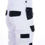 Spodnie ochronne ogrodniczki ORION(białe-czarne)produkt Gondpol - 3