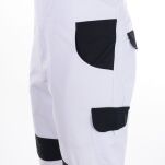 Spodnie ochronne ogrodniczki ORION(białe-czarne)produkt Gondpol - 4