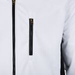 Kurtka ochronna ocieplana sofshell(biała czarna)-produkt Gondpol - 4