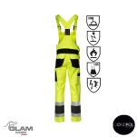 Spodnie ochronne orion multifunkcyjne ORION(żółto-czarne certyfikat)-produkt Gondpol - 2