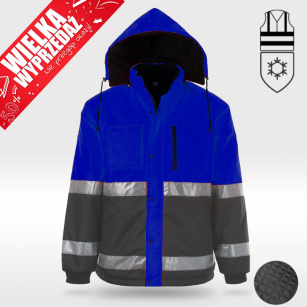 Kurtka ocieplana polarem odblaskowa winter-produkt Gondpol