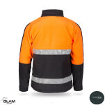 Bluza ochronna polarowa odblaskowa DUO(pomarańczowo-czarna)produkt Gondpol - 2