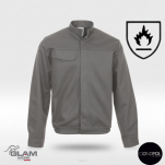 Ubranie ochronne trudnopalne szare (bluza spodnie ogrodniczki lub pasek)produkt Gondpol - 2