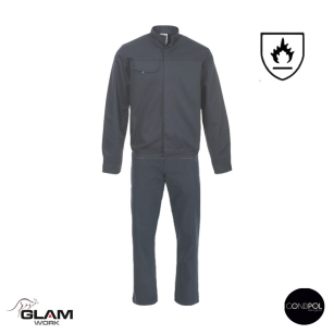 Ubranie ochronne trudnopalne szare (bluza spodnie ogrodniczki lub pasek)produkt Gondpol