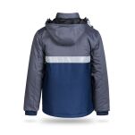 Kurtka ochronna ocieplana odblaskowa NORMAL(popiel-granat)produkt Gondpol - 2