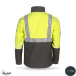 Kurtka sofshell odblask DUO(żłóto popiel)produkt Gondpol - 2