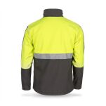 Kurtka sofshell odblask DUO(żłóto popiel)produkt Gondpol - 2