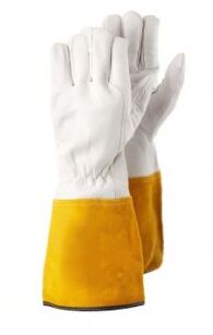 Rękawice ochronne spawalnicze z cienkiej skóry koziej