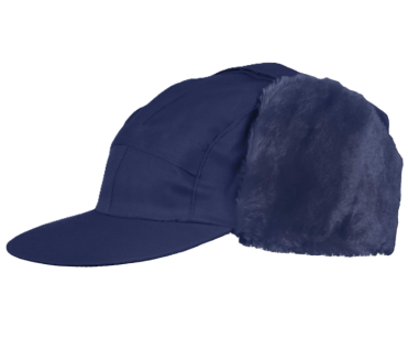 Czapka bawełniana z daszkiem uszatka-produkt Polski